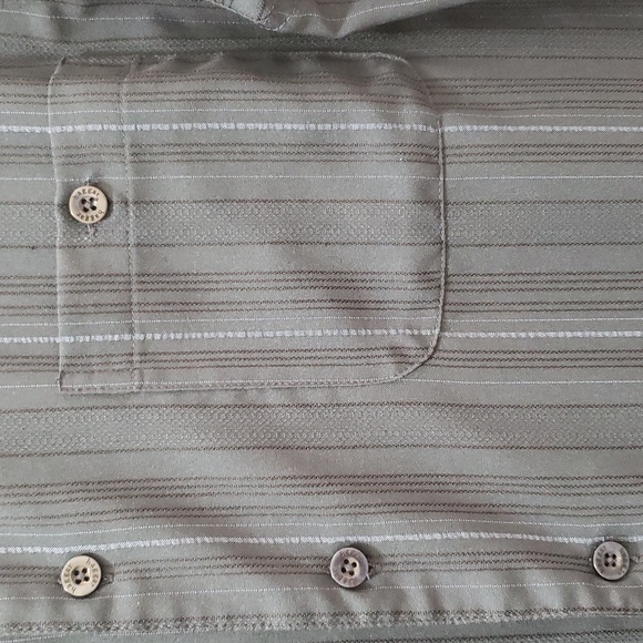 Mens Haggard Casual Short Sleeve Button Down One Pocket Shirt - Picture 3 of 8